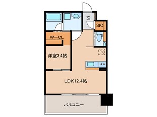 ベネチア天満橋の物件間取画像